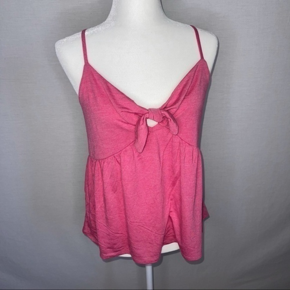Mossimo Supply Co. Pink Spaghetti Strap Shirt